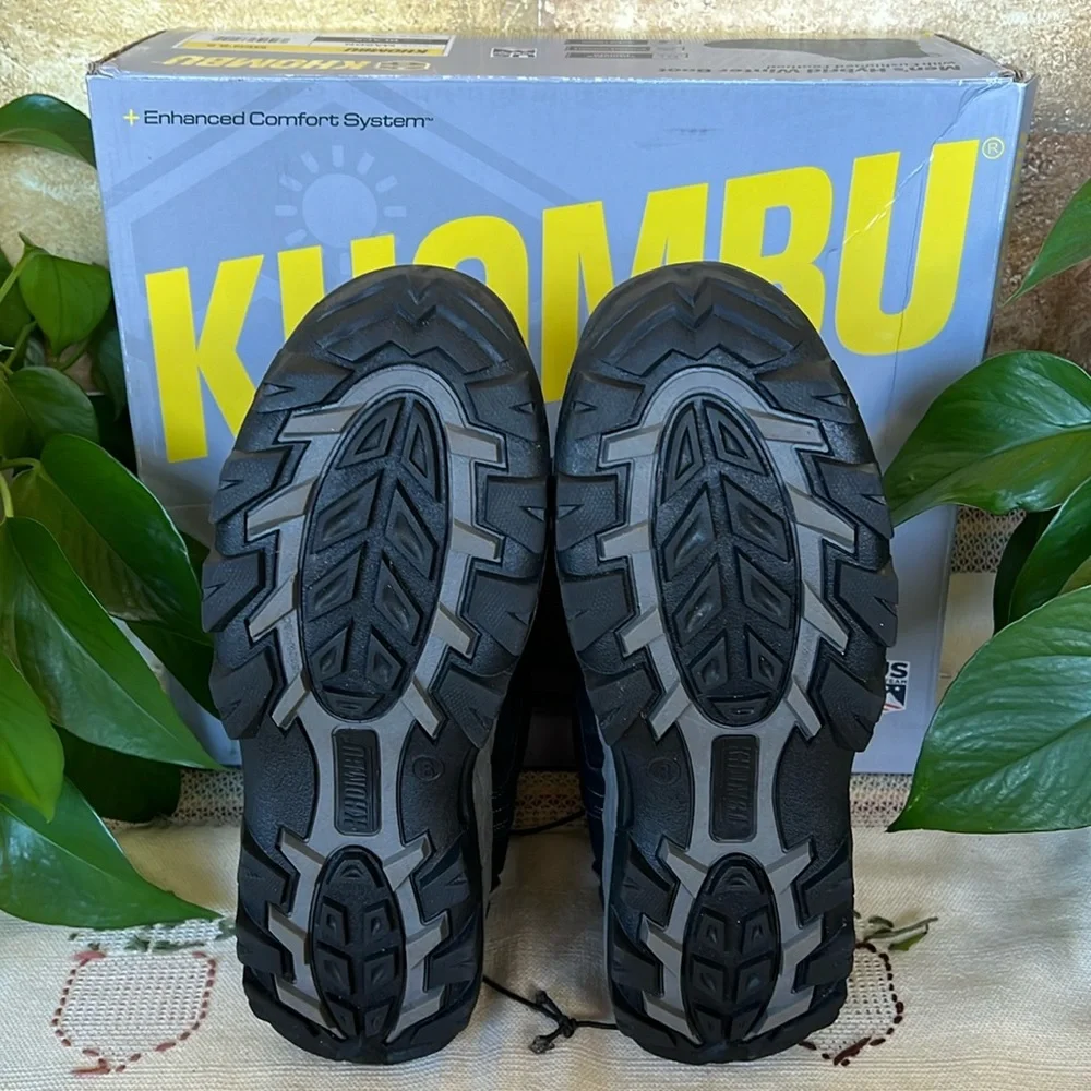 🥾 NEW Khombu Men's Mason Hybrid Winter Weather Hiker Zip-Up Traction Boots 🥾